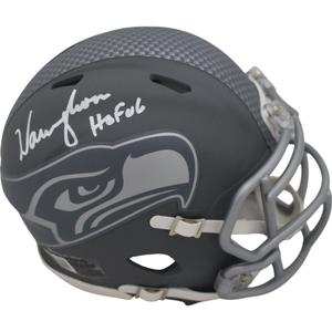 Warren Moon Autographed Seattle Seahawks Slate Mini Helmet Beckett 46990 Visit For Sale