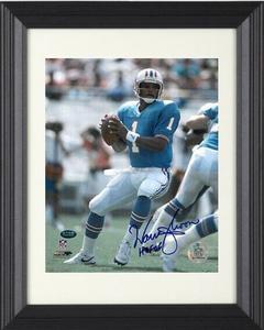 Warren Moon signed Houston Oilers NFL 8x10 Photo Framedw/ HOF06 - GTSM  HOLOGRAM Cheap Factory Outlet