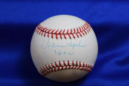 Warren Spahn PSA DNA Autograph National ONL League Signed Baseball 363 W Free Shipping Top Quality