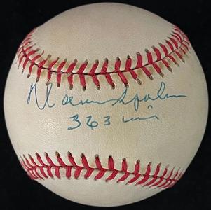 Warren Spahn Autographed Official Major League Baseball For Sale 2025