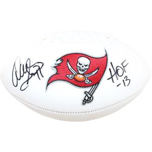 Warren Sapp Signed Tampa Bay Buccaneers Logo Football Beckett 44563 Websites Cheap Pice