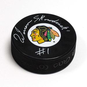 Warren Skorodenski Chicago Blackhawks Autographed Hockey Puck Clearance Footlocker Finishline
