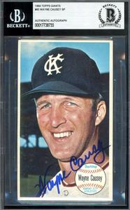 Wayne Causey Beckett BAS Signed 1964 Topps Giants SP Autograph Websites Online