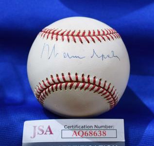 Warren Spahn JSA Cert Autograph National League ONL Signed Baseball 2 Latest Collections Online