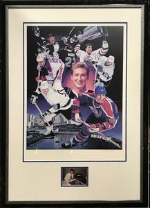 Wayne Gretzky Signed 802 HOF Danny Day litho framed 2 auto COA LE/880 Oilers Cup Cheap Sale Lowest Pice