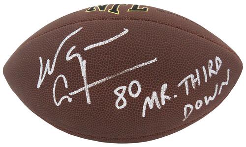 Wayne Chrebet Signed Wilson Super Grip F/S NFL Football w/Mr Third Down (SS COA) Buy Cheap Official Site