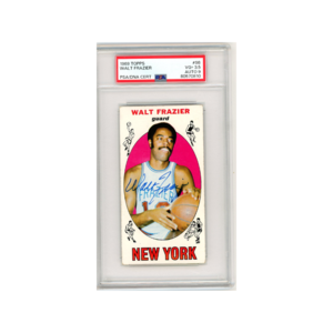 Walt Frazier New York Knicks Autographed Signed 1969 Topps Tall Boy 98 PSA 3.5 Auto 9 Real Cheap Online