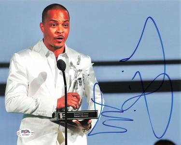 T.I. Clifford Harris signed 8x10 photo PSA/DNA Autographed Rapper Cheap Affordable