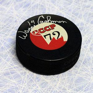 Wayne Cashman Team Canada Signed 1972 Canada/CCCP Hockey Puck Sale Purchase