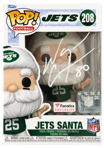 Wayne Chrebet Signed New York Jets 'SANTA' Funko Pop Doll #208 - (SCHWARTZ COA) Footlocker Pictures