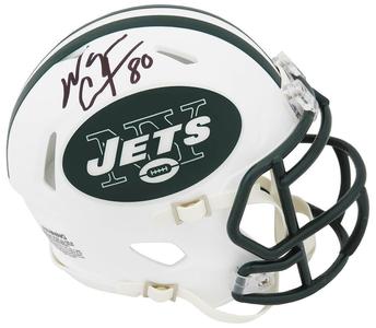 Wayne Chrebet Signed New York Jets T/B White Riddell Speed Mini Helmet -(SS COA) Discounts