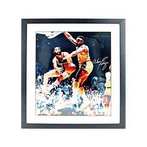 Walt Frazier New York Knicks Autographed Signed Framed 16x20 Photo (Steiner COA) Huge Surprise For Sale
