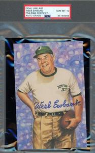 Weeb Ewbank Gem Mint 10 PSA DNA Signed Goal Line Art Card GLAC Autograph Clearance Good Selling
