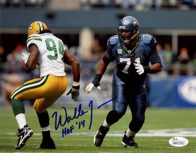 Walter Jones Autographed/Signed Seattle Seahawks 8x10 Photo HOF JSA 48598 Clearance How Much
