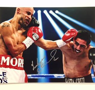 WBC World Champion LEO SANTA CRUZ Autograph Signed 11x14 Photo  BAS Beckett COA Sast For Sale