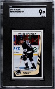 Wayne Gretzky 1989-90 Panini NHL Hockey Sticker/Card #87- SGC Graded 9 MT Clearance Online