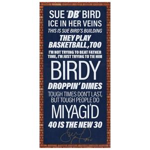Sue Bird Autographed Subway Sign in Gold 10x20 Photo Buy Cheap Fashion Style