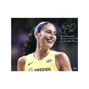 Sue Bird Seattle Storm Autographed Smiling 16x20 Photograph with "4x WNBA Champ, All Time Assist Leader, 5x All WNBA 1st Team" Inscription (CX Auth) Outlet
