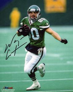 Wayne Chrebet Signed New York Jets Action 8x10 Photo - (SCHWARTZ SPORTS COA) Visa Payment For Sale