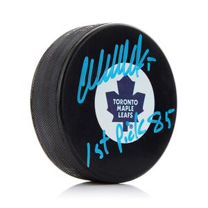 Wendel Clark Signed Toronto Maple Leafs 1st Pick 85 Puck Very Cheap Sale Online