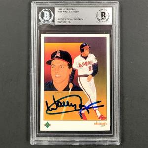 Wally Joyner autograph signed 1989 Upper Deck #668 card BAS BGS Beckett Clearance Newest