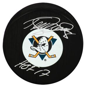 Teemu Selanne Signed Ducks (Medium) Logo Hockey Puck w/HOF'17 - (SCHWARTZ COA) Buy Cheap Brand New Unisex