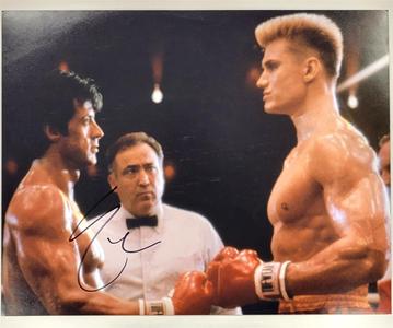 Sylvester Stallone signed Rocky IV 11x14 photo autograph  JSA LOA Free Shipping With Mastercard