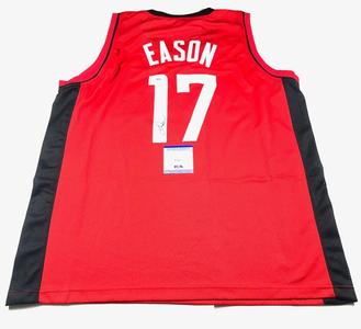 TARI EASON signed jersey PSA/DNA Houston Rockets Autographed Looking For