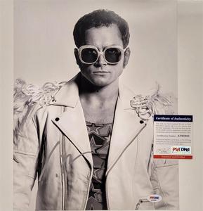 Taron Egerton signed Rocketman Elton John 11x14 photo autograph  PSA/DNA COA Sale Popular