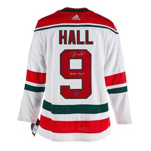 Taylor Hall New Jersey Devils Signed with Hart Note adidas Jersey Cheapest Pice