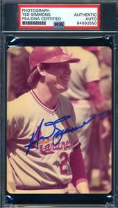 Ted Simmons PSA DNA Signed Original 1970`s Photo St. Louis Cardinals Autograph Cheap Free Shipping