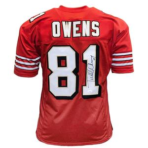 Terrell Owens Signed San Francisco Red Football Jersey (JSA) Online Cheap Pice