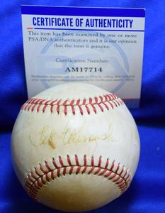 Ted Kluszewski PSA DNA Coa Autograph Feeney National League Signed Baseball Enjoy Online
