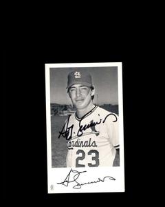 Ted Simmons JSA Coa Signed  Team Issued Photo Autograph Cardinals Pick A Best