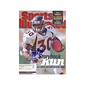 Terrell Davis Denver Broncos Autographed Signed September 1998 Sports Illustrated (JSA COA) Free Shipping Finishline