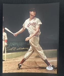 Ted Williams signed 1939 Rookie 8x10 photo arthur griffin W/Seal Psa MINT AUTO Clearance Wiki