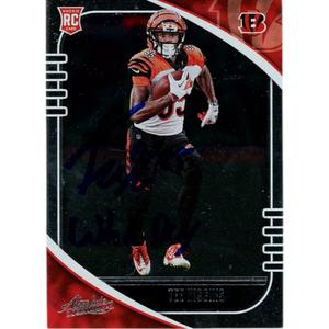 Tee Higgins Autographed Panini Absolute 190 Who Dey Trading Card Beckett 48920 Clearance Fashionable