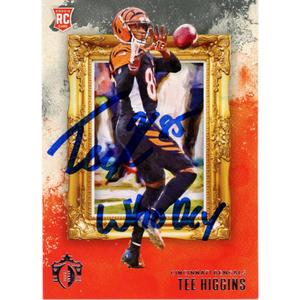 Tee Higgins Autographed Gridiron Kings GK-19 Who Dey Trading Card Beckett 48917 Free Shipping High Quality