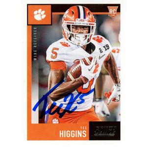 Tee Higgins Autographed 2020 Panini Score 439 Trading Card Beckett 48900 Professional
