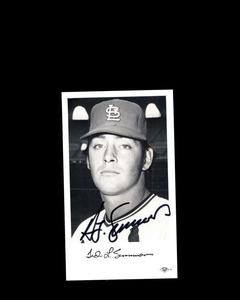 Ted Simmons JSA Coa Signed  1970`s Team Issued Photo Autograph Cardinals Sale Popular