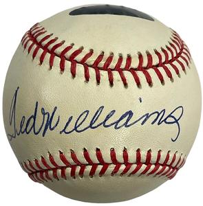 Ted Williams Autographed Official American League Baseball (Green Diamond) Quality From China Cheap