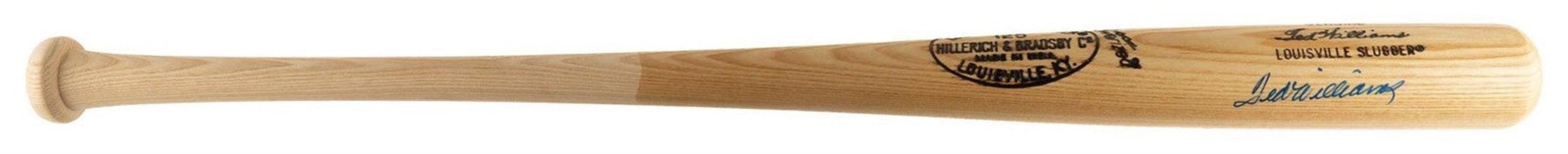 Ted Williams Boston Red Sox Signed Louisville Slugger Bat JSA ZZ11949 Shipping Discount Sale