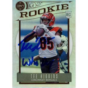 Tee Higgins Autographed Panini Legacy 210 Who Dey Trading Card Beckett 48936 Buy Cheap Wiki
