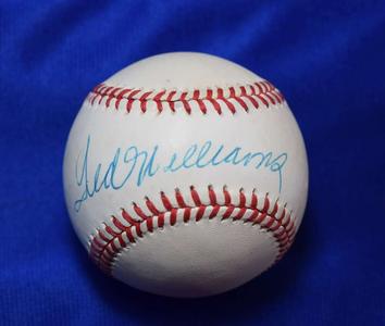 Ted Williams Upper Deck Coa Autograph  American League OAL Signed Baseball Buy Cheap Looking For