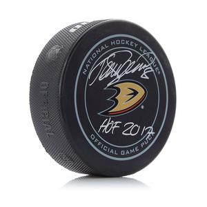 Teemu Selanne Signed Anaheim Ducks Official Game Puck Best Deals