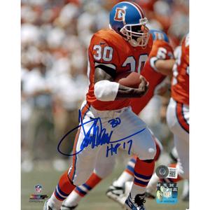 Terrell Davis Autographed/Signed Denver Broncos 8x10 Photo HOF Beckett 47688 Cheap Sale Eastbay
