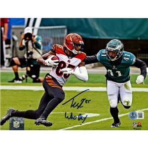 Tee Higgins Autographed/Signed Cincinnati Bengals 8x10 Photo Insc. Beckett 48903 Sale Best