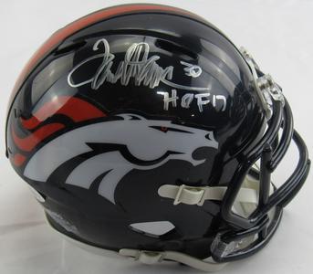 Terrell Davis Signed Broncos Mini Helmet JSA COA Choice