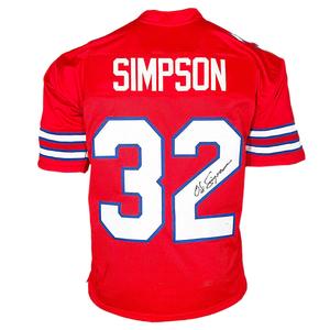 OJ Simpson Signed Buffalo Red Football Jersey (JSA) Outlet Official Site