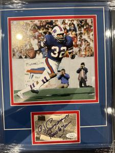 OJ Simpson signed framed 8x10 photo Sale Best Pices